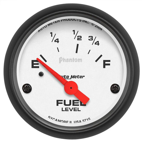 AutoMeter Phantom Series Fuel Level Gauge (AU5715) AU5715