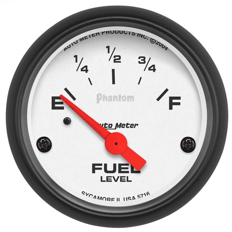AutoMeter Phantom Series Fuel Level Gauge (AU5716) AU5716