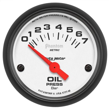Autometer Phantom Series Oil Pressure Gauge (AU5727-M) AU5727-M
