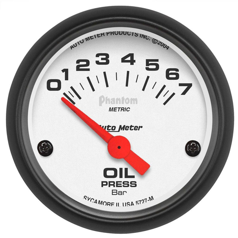 Autometer Phantom Series Oil Pressure Gauge (AU5727-M) AU5727-M