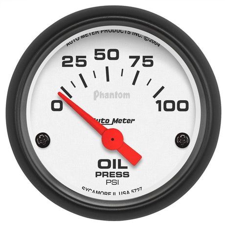 Autometer Phantom Series Oil Pressure Gauge (AU5727) AU5727