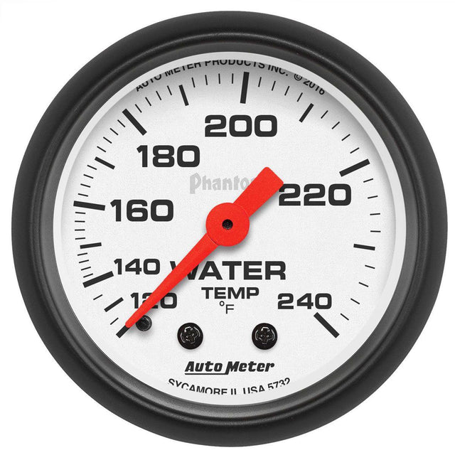 AutoMeter Phantom Series Water Temperature Gauge (AU5732) AU5732