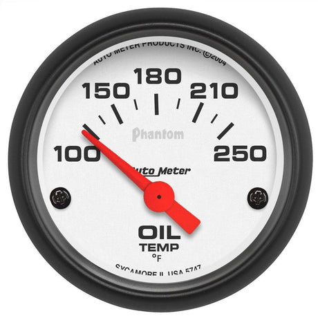 AutoMeter Phantom Series Oil Temperature Gauge (AU5747) AU5747