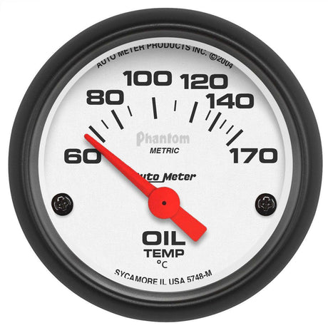 AutoMeter Phantom Series Oil Temperature Gauge (AU5748-M) AU5748-M