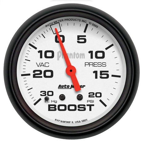 AutoMeter Phantom Series Boost/Vacuum Gauge (AU5801) AU5801