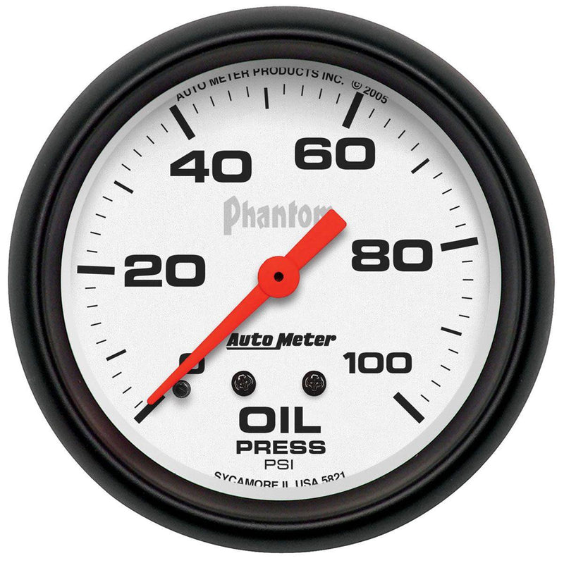 Autometer Phantom Series Oil Pressure Gauge (AU5821) AU5821