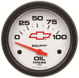 Autometer Chev Bow-Tie Oil Pressure Gauge (AU5827-00406) AU5827-00406