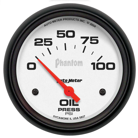 Autometer Phantom Series Oil Pressure Gauge (AU5827) AU5827