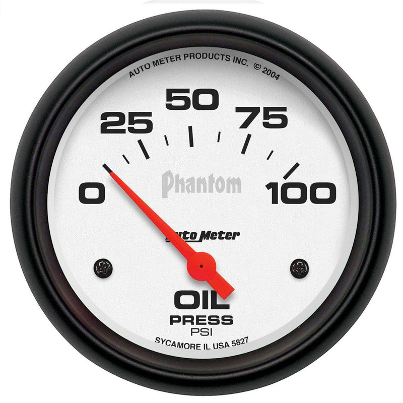 Autometer Phantom Series Oil Pressure Gauge (AU5827) AU5827