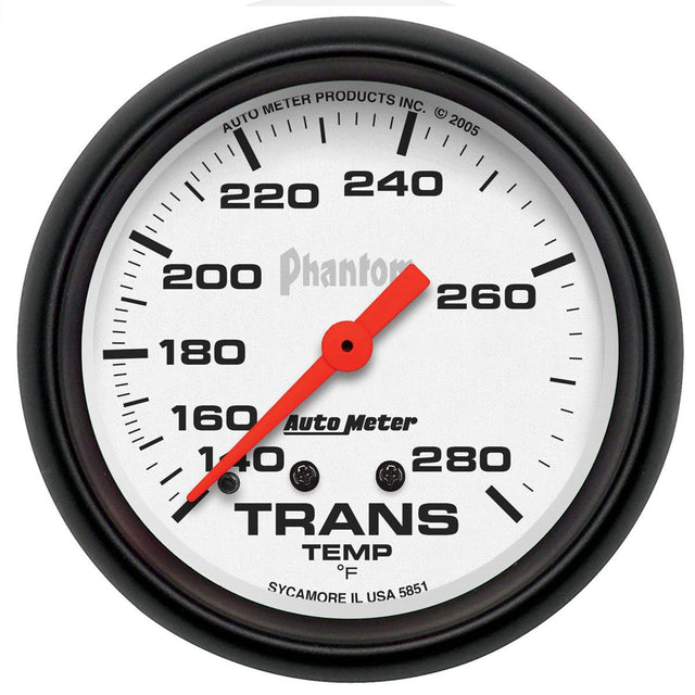 AutoMeter Phantom Series Transmission Temperature Gauge (AU5851)