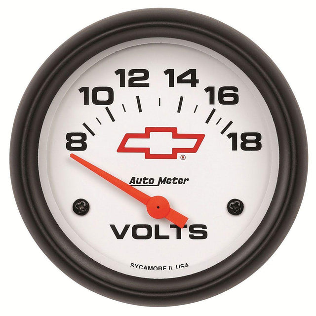 Autometer Chev Bow-Tie Voltmeter Gauge (AU5891-00406) AU5891-00406