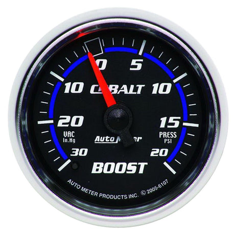 AutoMeter Cobalt Series Boost/Vacuum Gauge (AU6107) AU6107