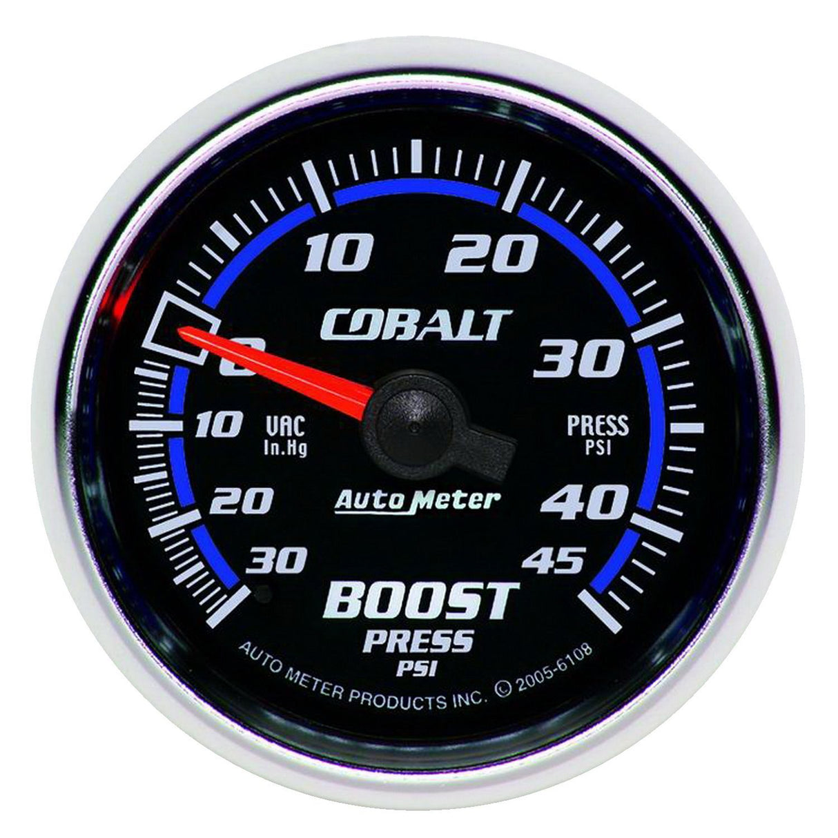 AutoMeter Cobalt Series Boost/Vacuum Gauge (AU6108)