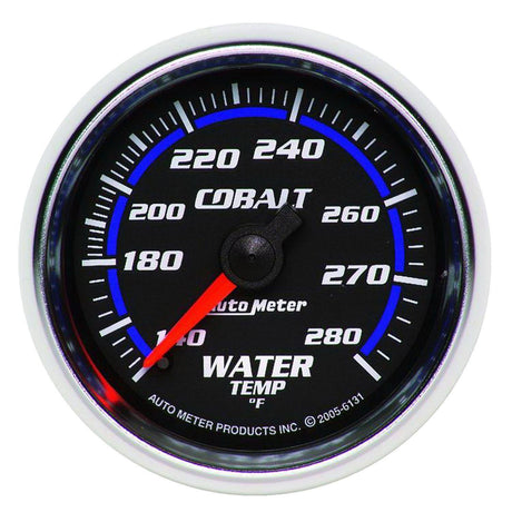 AutoMeter Cobalt Series Water Temperature Gauge (AU6131) AU6131