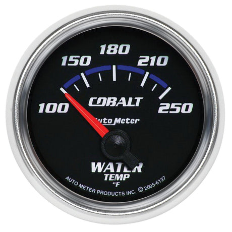 AutoMeter Cobalt Series Water Temperature Gauge (AU6137) AU6137