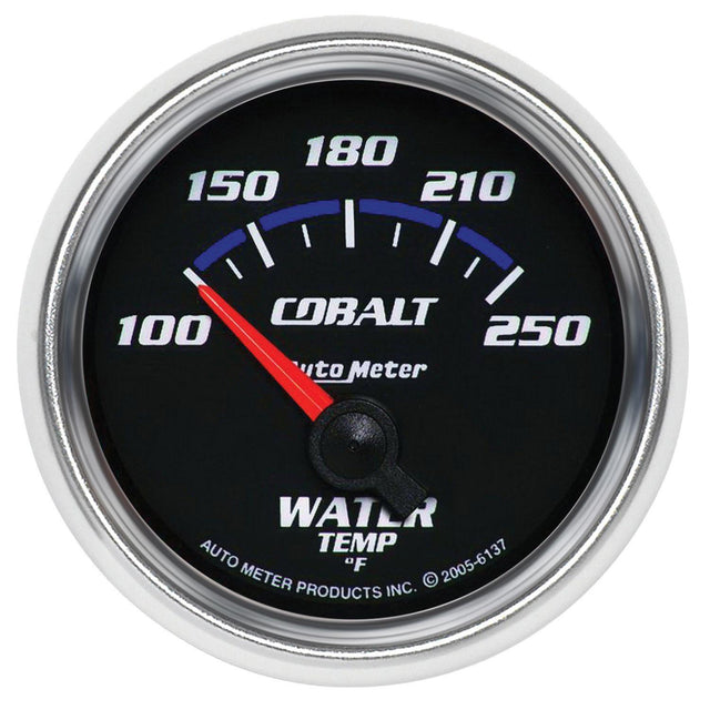 AutoMeter Cobalt Series Water Temperature Gauge (AU6137) AU6137