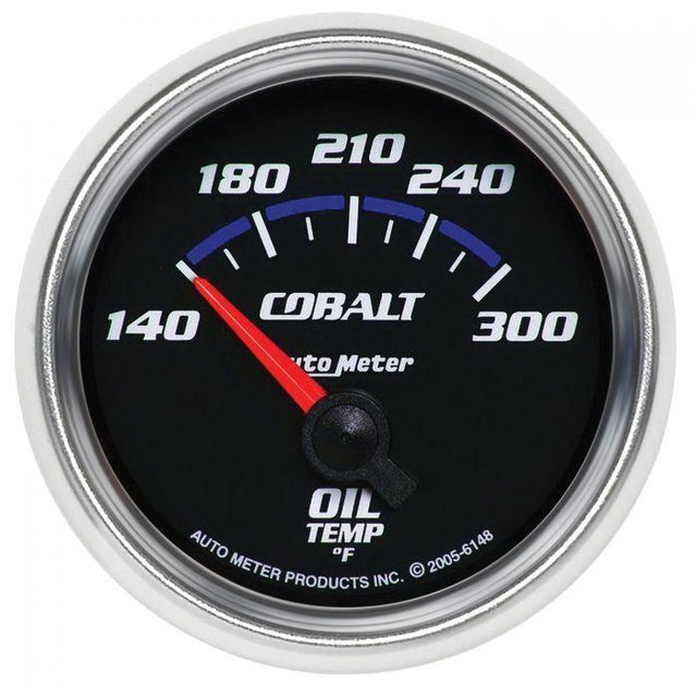 AutoMeter Cobalt Series Oil Temperature Gauge (AU6148-M) AU6148-M