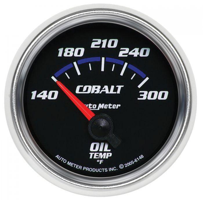 Autometer Cobalt Series Oil Temperature Gauge (AU6148-M)