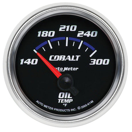 AutoMeter Cobalt Series Oil Temperature Gauge (AU6148) AU6148
