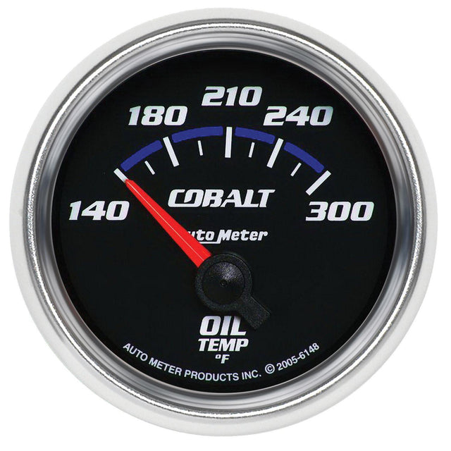 AutoMeter Cobalt Series Oil Temperature Gauge (AU6148) AU6148