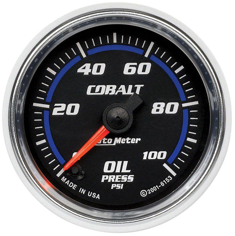 Autometer Cobalt Series Oil Pressure Gauge (AU6153) AU6153