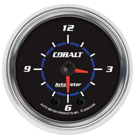 AutoMeter Cobalt Series Clock (AU6185) AU6185