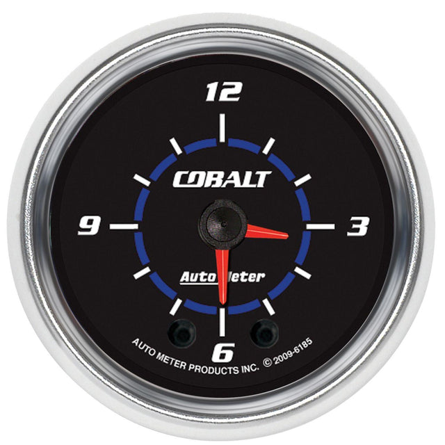 AutoMeter Cobalt Series Clock (AU6185) AU6185