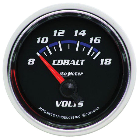 Autometer Cobalt Series Voltmeter Gauge (AU6192) AU6192