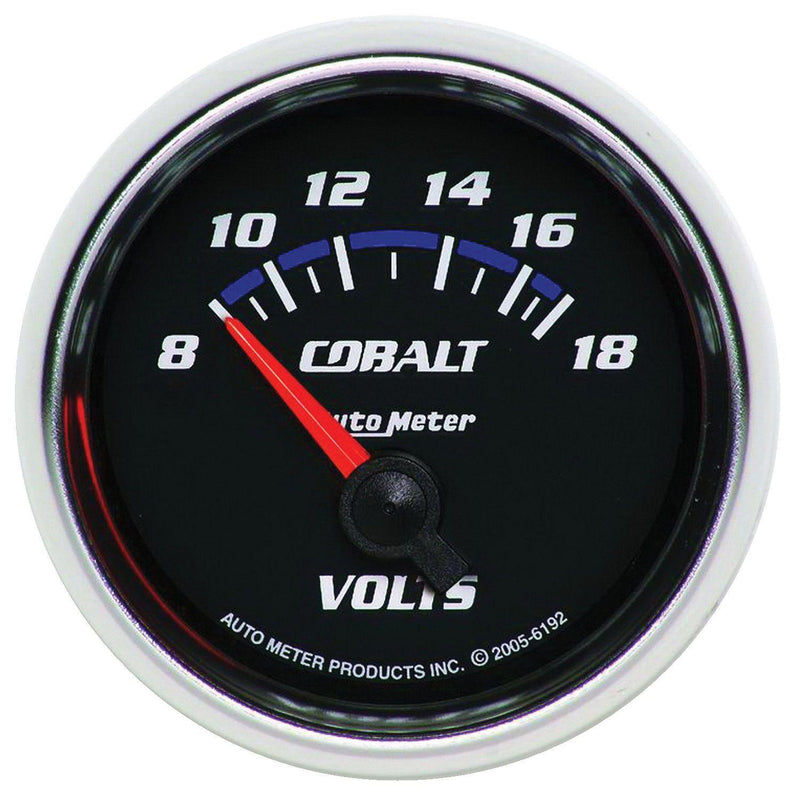 Autometer Cobalt Series Voltmeter Gauge (AU6192) AU6192