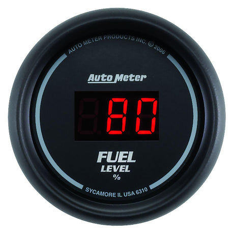 AutoMeter Sport-Comp Digital Series Fuel Level Gauge (AU6310) AU6310