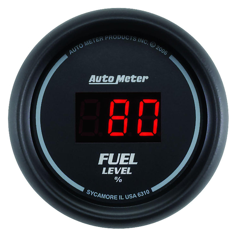 Autometer Sport-Comp Digital Series Fuel Level Gauge (AU6310) AU6310