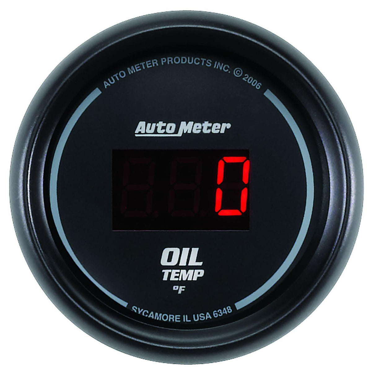 AutoMeter Sport-Comp Digital Series Oil Temperature Gauge (AU6348) AU6348