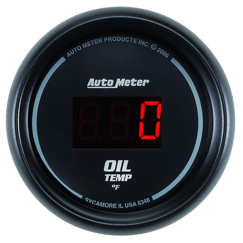 Autometer Sport-Comp Digital Series Oil Temperature Gauge (AU6348) AU6348