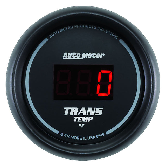 AutoMeter Sport Comp Digital Series Transmission Temperature Gauge (AU6349)