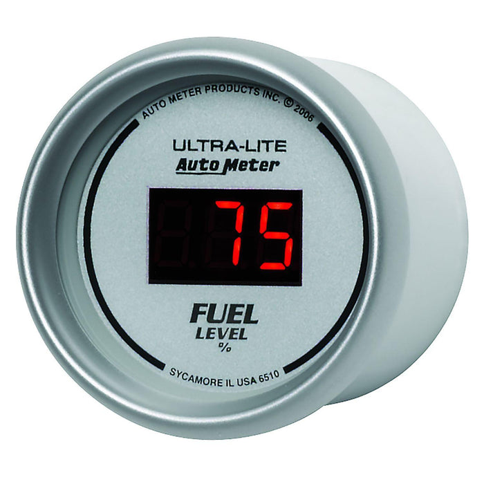 Autometer Ultra-Lite Digital Series Fuel Level Gauge (AU6510)