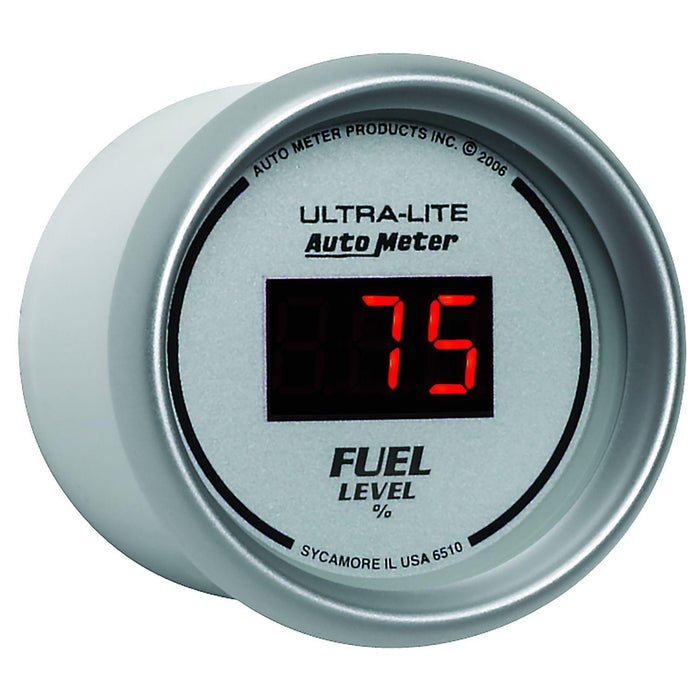 Autometer Ultra-Lite Digital Series Fuel Level Gauge (AU6510)