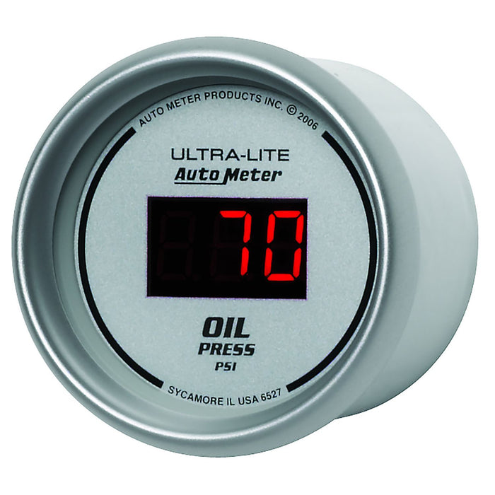 Autometer Ultra-Lite Digital Series Oil Pressure Gauge (AU6527)