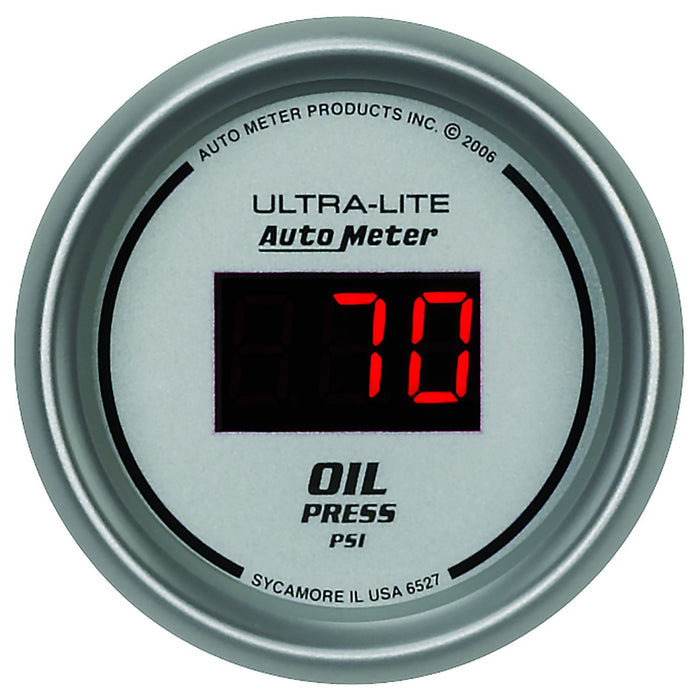 Autometer Ultra-Lite Digital Series Oil Pressure Gauge (AU6527)