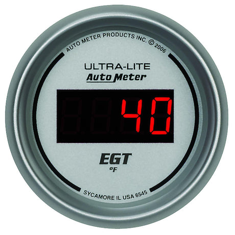 Autometer Ultra-Lite Digital Series Pyrometer Gauge (AU6545) AU6545