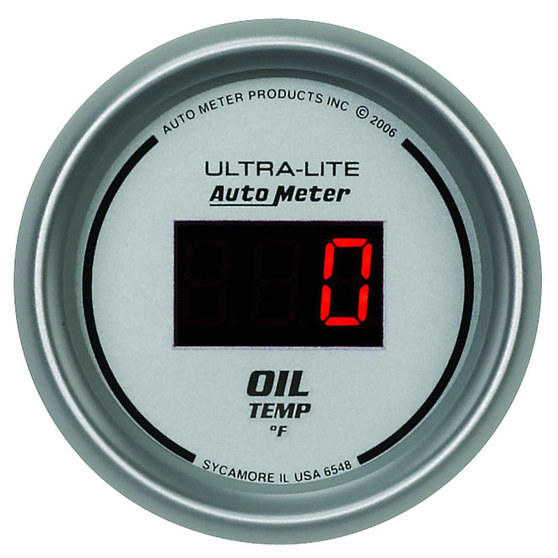 Autometer Ultra-Lite Digital Series Oil Temperature Gauge (AU6548) AU6548