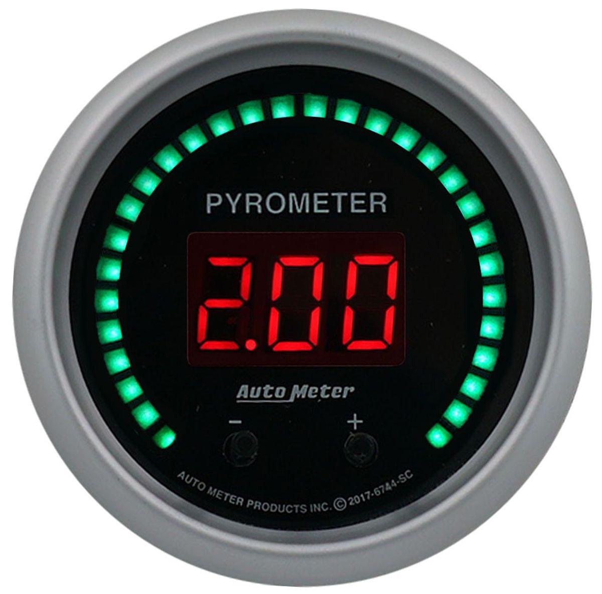 Autometer Sport-Comp Series 2CH Pyrometer (EGT) Gauge (AU6744-SC) AU6744-SC