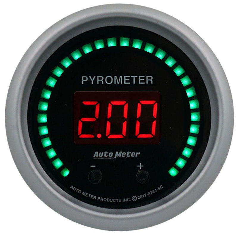 Autometer Sport-Comp Series 2CH Pyrometer (EGT) Gauge (AU6744-SC) AU6744-SC