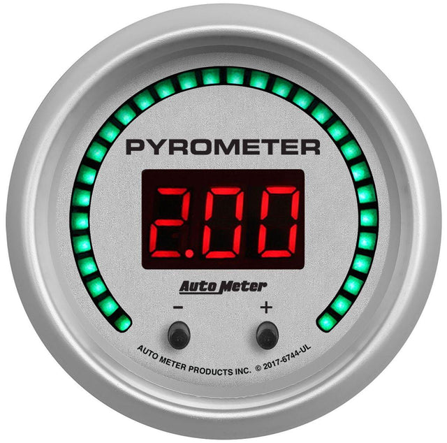 Autometer Ultra-Lite Series 2CH Pyrometer (EGT) Gauge (AU6744-UL) AU6744-UL