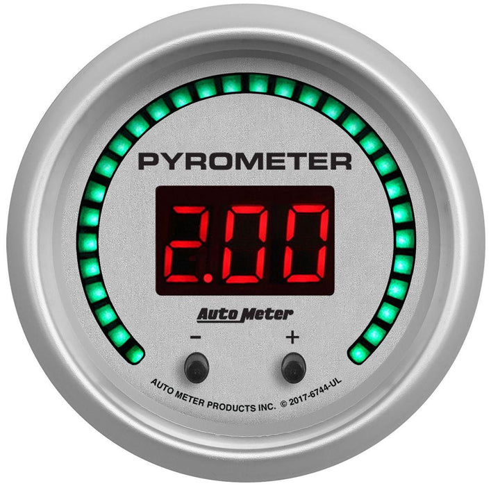 Autometer Ultra-Lite Series 2CH Pyrometer (EGT) Gauge (AU6744-UL)