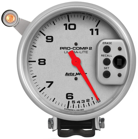AutoMeter Ultra-Lite Pro-Comp II Shift-Lite Tachometer (AU6855) AU6855