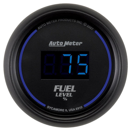 AutoMeter Cobalt Digital Series Fuel Level Gauge (AU6910) AU6910