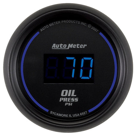 Autometer Cobalt Digital Series Oil Pressure Gauge (AU6927) AU6927