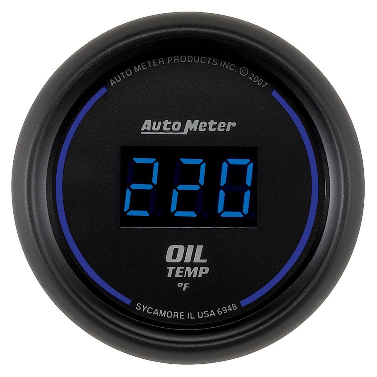 AutoMeter Cobalt Digital Series Oil Temperature Gauge (AU6948) AU6948