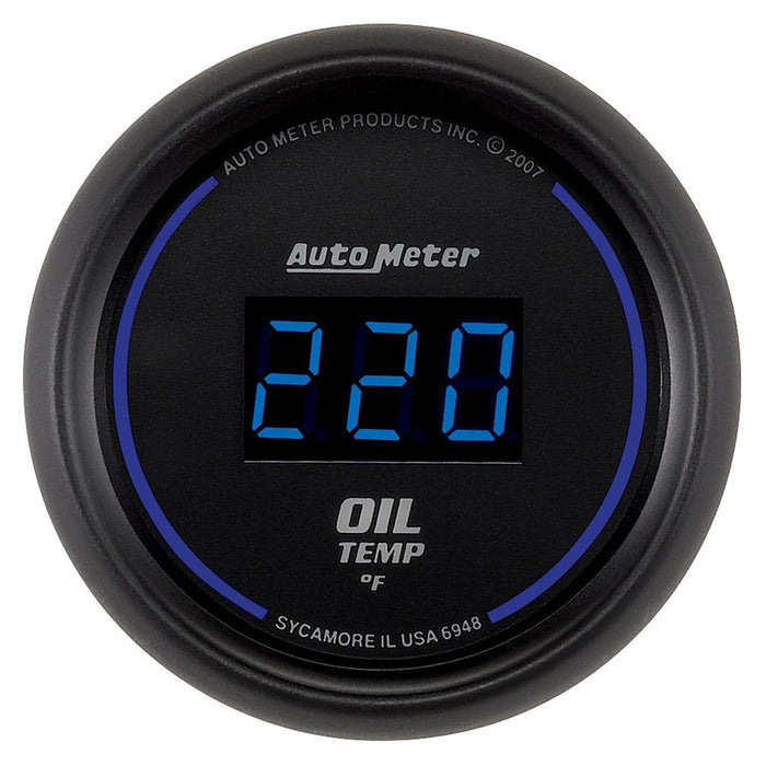 Autometer Cobalt Digital Series Oil Temperature Gauge (AU6948)