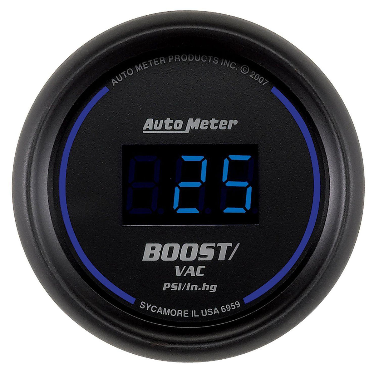 AutoMeter Cobalt Digital Series Boost/Vacuum Gauge (AU6959) AU6959